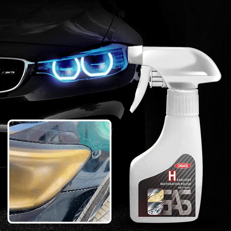 Експрес-спрей для миттєвого відновлення кришталевої ясності фар.